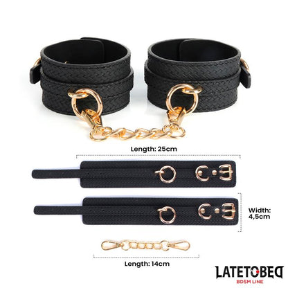 Esposas para Tobillo con Cadena Dorada