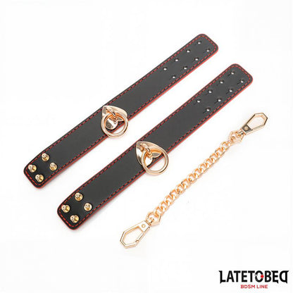 Esposas para Tobillos con Cadena Dorada