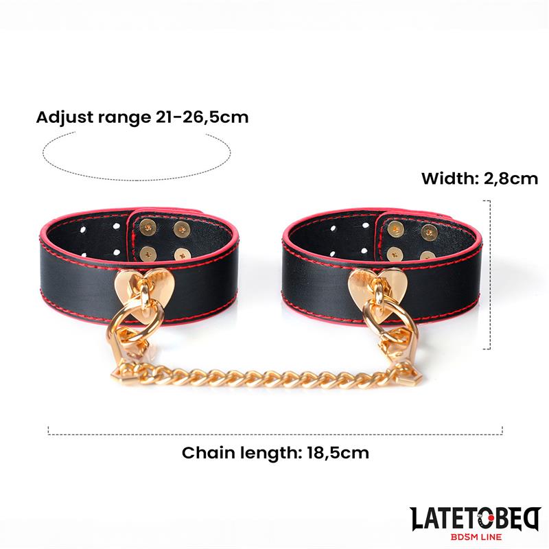 Esposas para Tobillos con Cadena Dorada