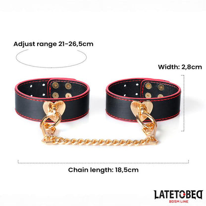 Esposas para Tobillos con Cadena Dorada