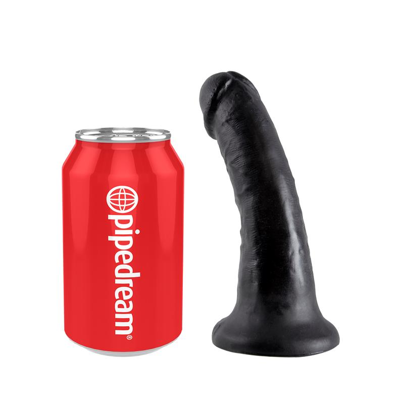 King Cock Pene de 6 Color Negro