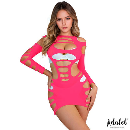 Willow Vestido Hollow out Rosa Talla unica