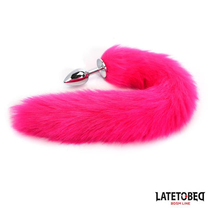 Plug Anal con Cola Hot Pink 40 cm