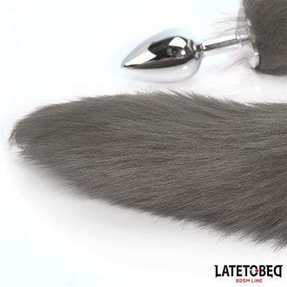 Plug Anal con Cola Gris 40 cm