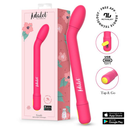 Gently Estimulador Punto G con APP Rosa