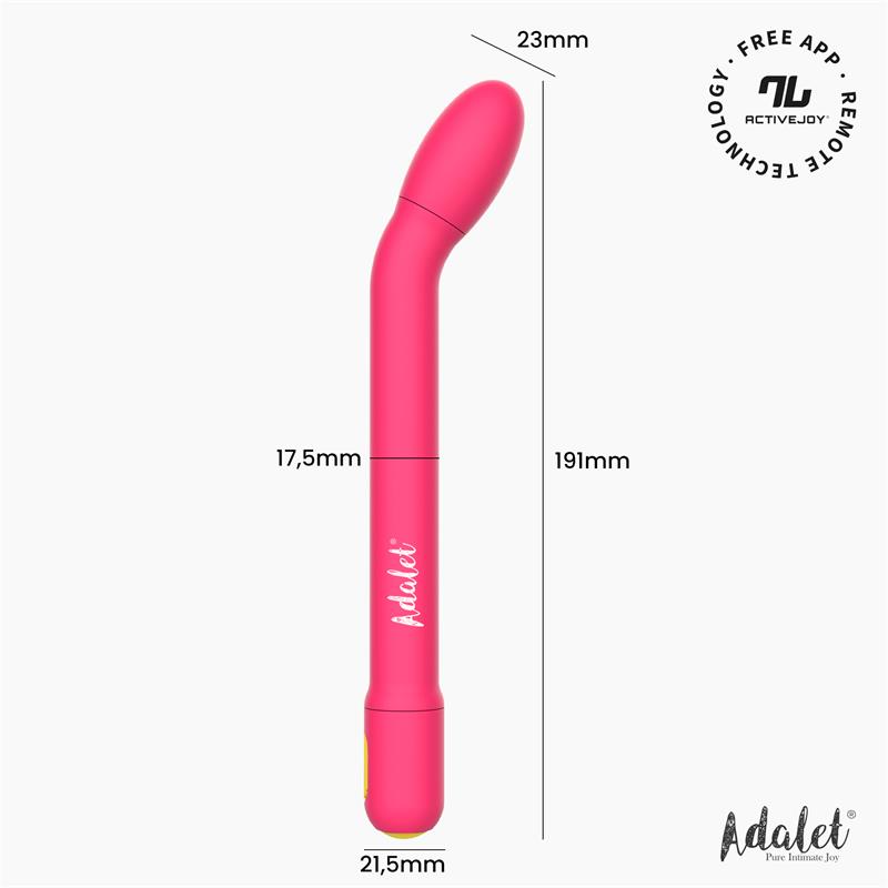 Gently Estimulador Punto G con APP Rosa