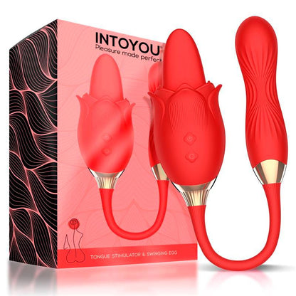 Estimulador de Clitoris con Lengua Vibradora y Movimiento Swinging Oscilante