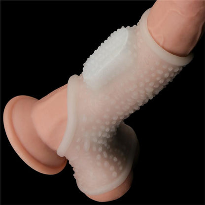 Funda el Pene y Testiculos con Vibracion Drip Knights