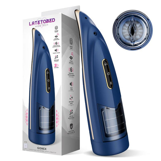 Gonex Masturbador Masculino Rotacion Movimiento Thrusting y Gemidos