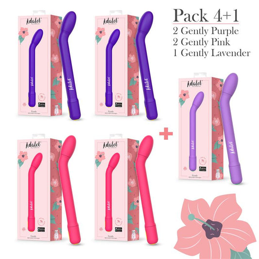 Pack 4 1 Gently Estimulador Punto G con APP
