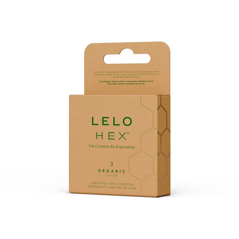 HEX Condoms Organic 3 unidades