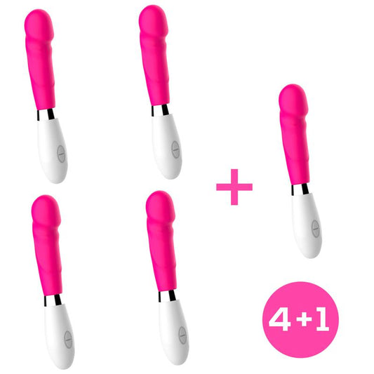 Pack 41 Louver Vibrador Silicona Rosa
