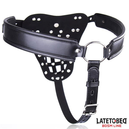 Cinturon de Castidad Masculino con Candado Ajustable