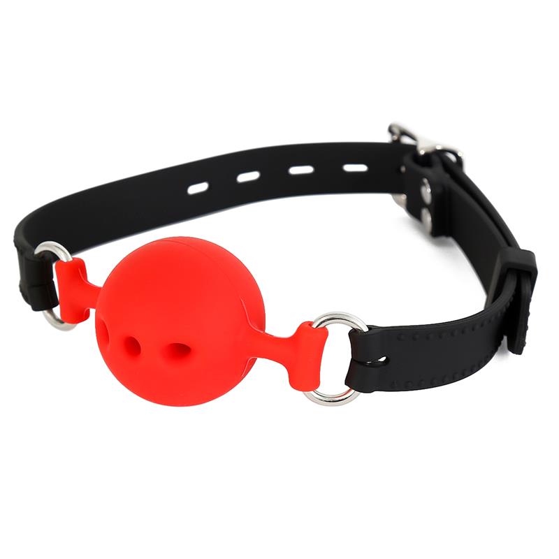 Mordaza Bola Silicona Transpirable M 45 cm