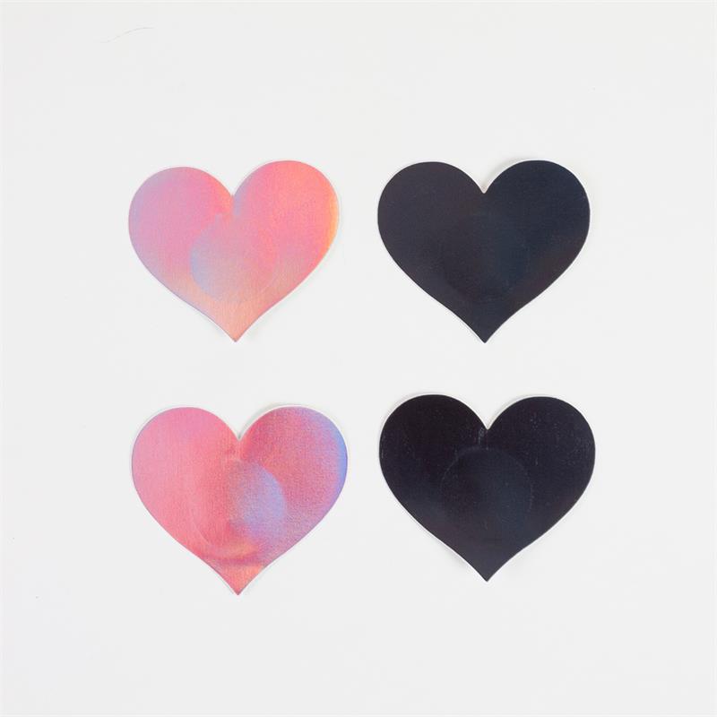 Wow Boobs Pezoneras Corazon Holograficos