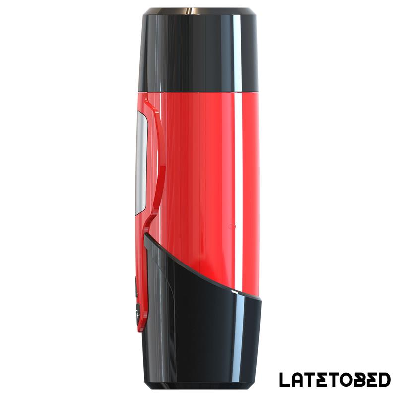Telio Masturbador Advanced con Rotacion Thrusting y Gemidos con Ventosa