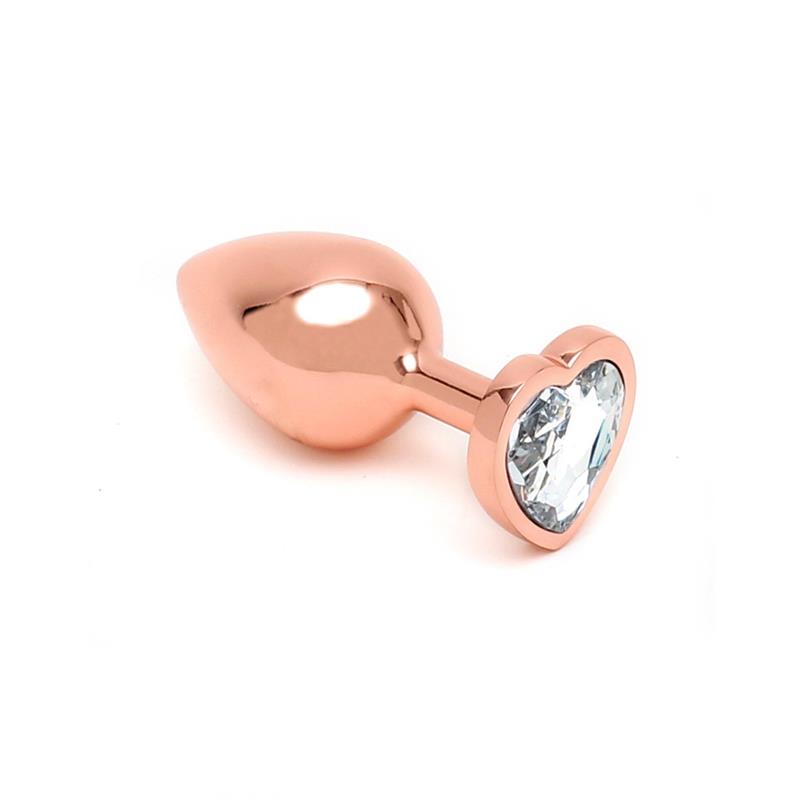 Plug Anal avec Bijou Coeur Pisa Or Rose – Dulce o Picante®
