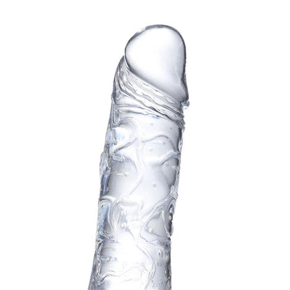 Dildo Realista Material Cristalino 19 cm