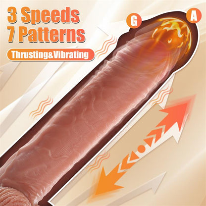 Marvin Dildo con Thrusting y Vibracion 807