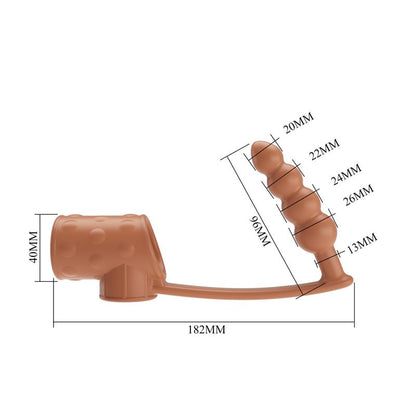 Plug Anal con Anillo para el Pene