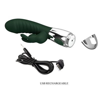 Naughty Bunny Vibrador 30 Funciones Verde