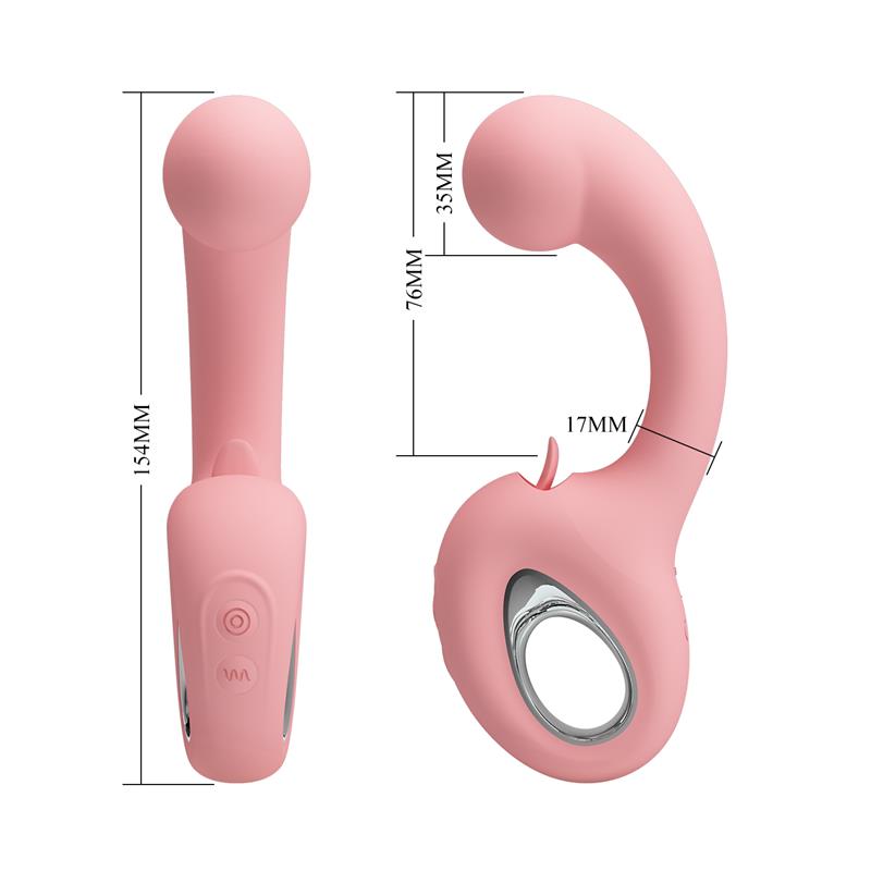 Erynnyes Vibrador con Lengua Estimuladora
