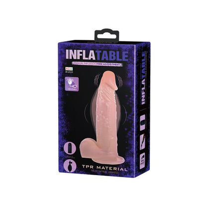 Baile Dildo Vibrador con Bomba Color Natural