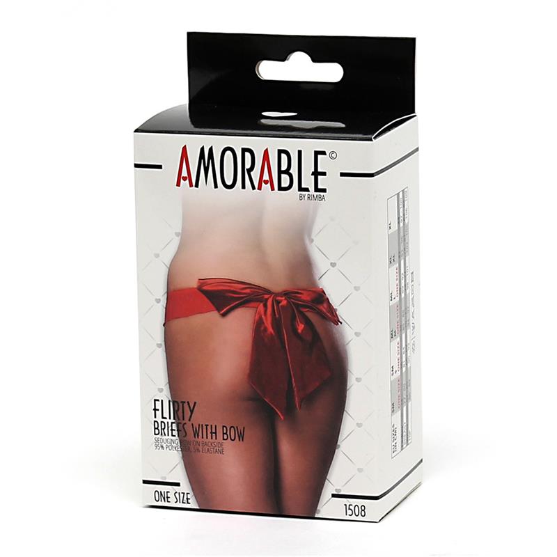 Braguitas con Lazo Rojo Talla unica