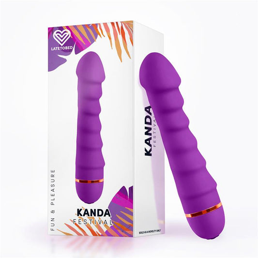 Kanda Vibrador Silicona Purpura
