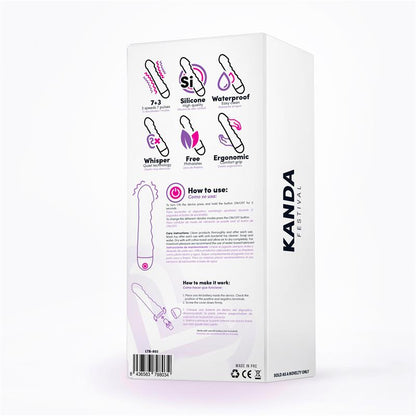 Kanda Vibrador Silicona Purpura