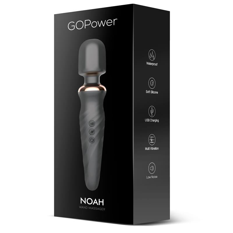 DISCNoah Wand Massager USB Silicone Waterpro
