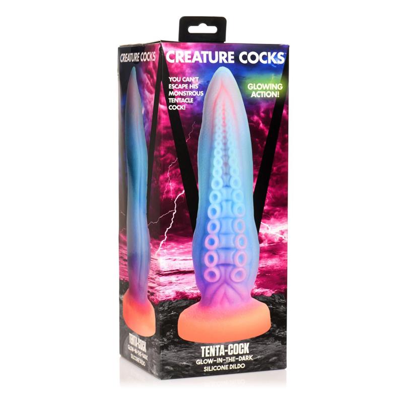 Dildo Tentaculo Brilla en la Oscuridad