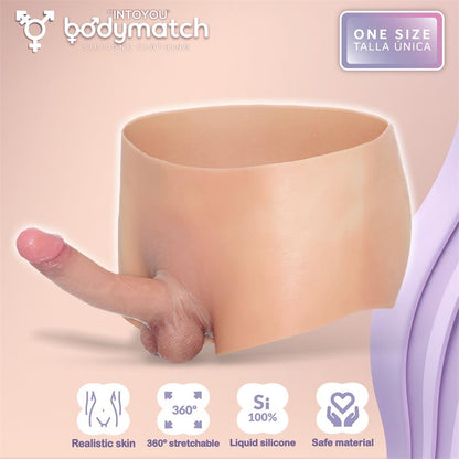 Blayke Boxer con Pene 18 cm Hiperrealista Silicona Liquida Talla unica