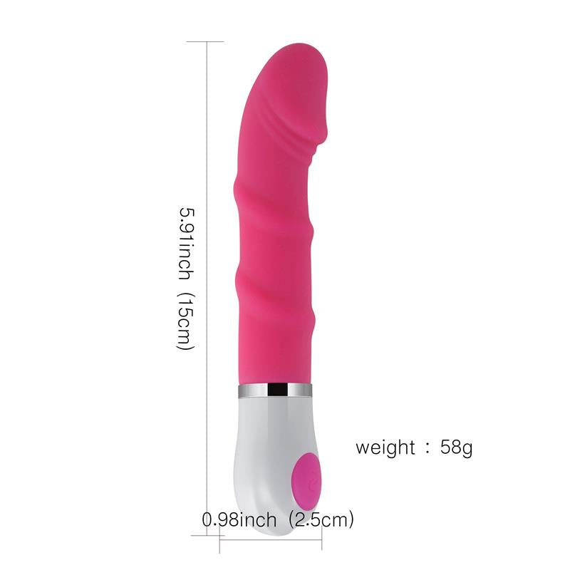 Vibrador Silicona Mei 15 cm