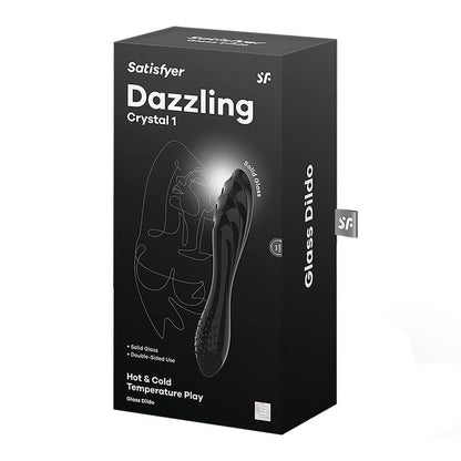 Estimulador de Cristal Dazzling Crystal 1 Hot and Cold Negro