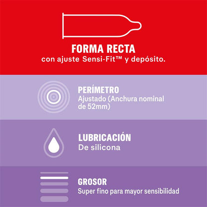 Preservativos Sensitivo Super Fino 12ud