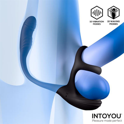 Kamber Plug Anal Vibracion y Waving 360º y Estimulador Testiculos