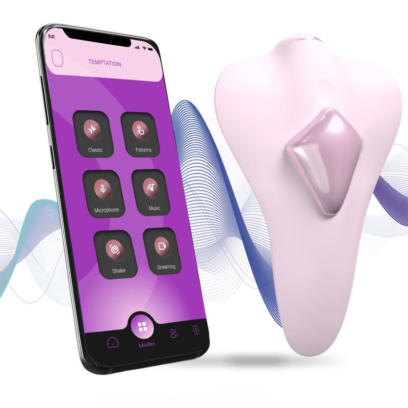 Estimulador de Braguita Temptation con APP