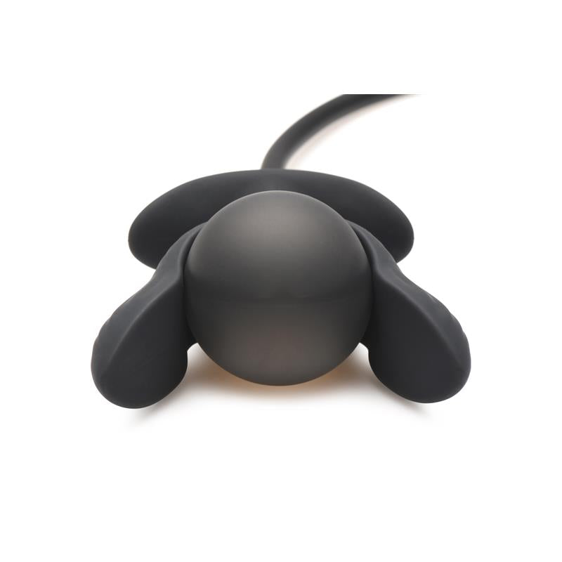 Dark Pearl Plug Anal con Inflado y Vibracion con Control Remoto