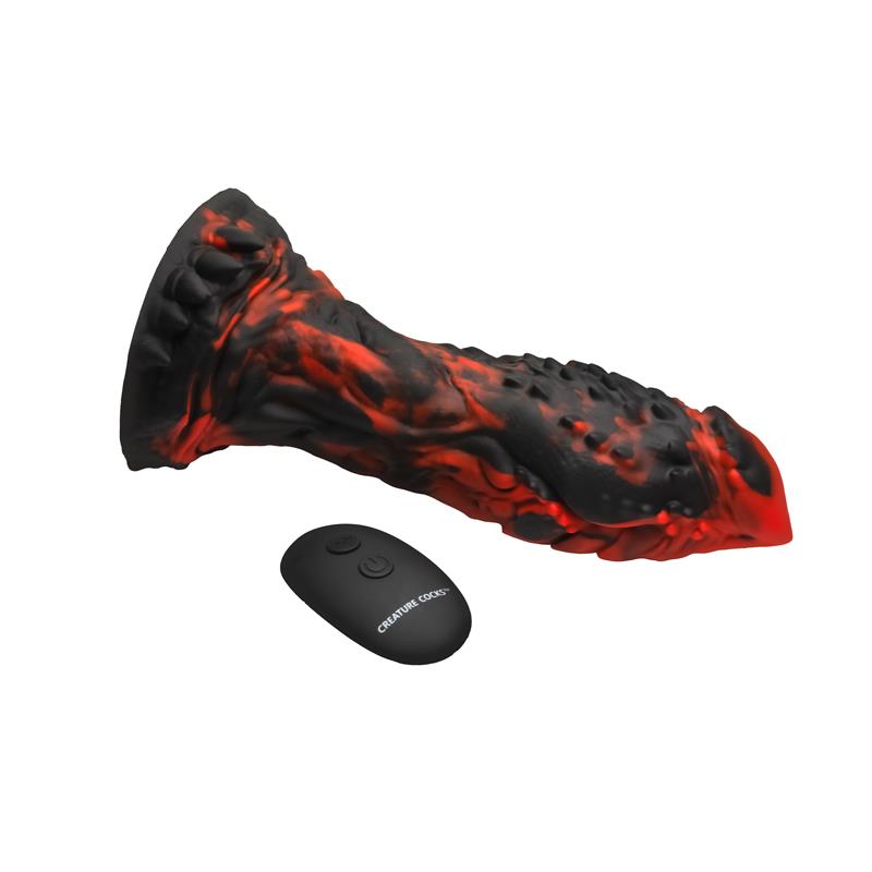 Inferno Cock Dildo con Vibracion con Control Remoto