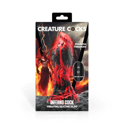 Inferno Cock Dildo con Vibracion con Control Remoto