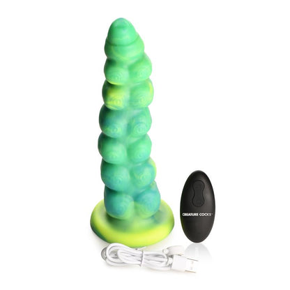 Squirmer Dildo con Thrusting y Vibracion Control Remoto Silicona