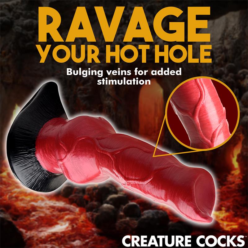 Hell Hound Dildo Silicona 19 cm 75