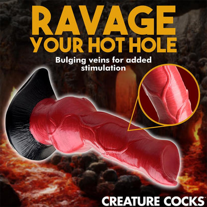 Hell Hound Dildo Silicona 19 cm 75
