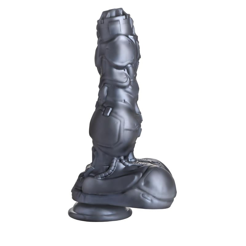 Cyborg Cock Dildo Metal con Thrusting y Vibracion