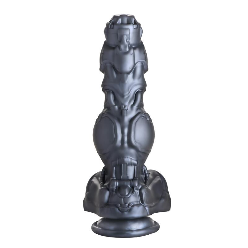 Cyborg Cock Dildo Metal con Thrusting y Vibracion