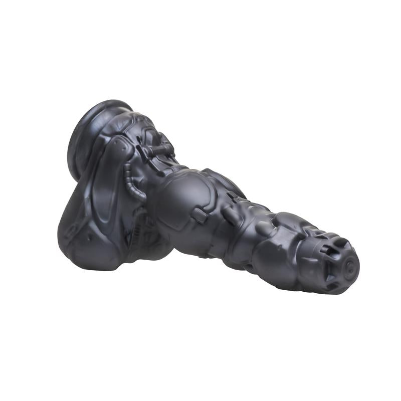 Cyborg Cock Dildo Metal con Thrusting y Vibracion