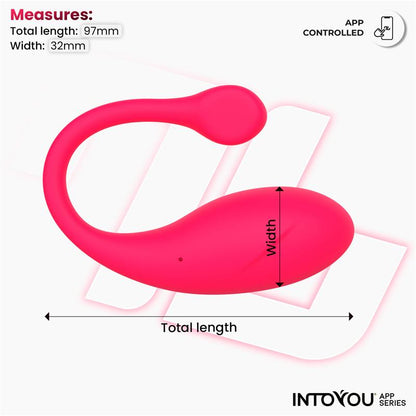 Bulby Huevo Vibrador con APP Rosa Intenso