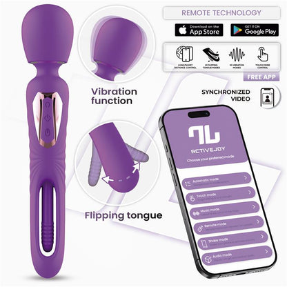 Salma Masajeador con Flipping Tongue y Vibracion con App