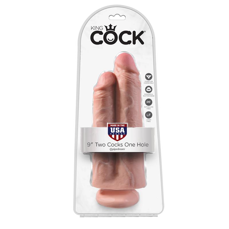 Pene Doble Two Cocks One Hole Natural 9